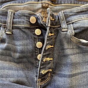 Judy Blue Dark Wash Button-Fly Jeans